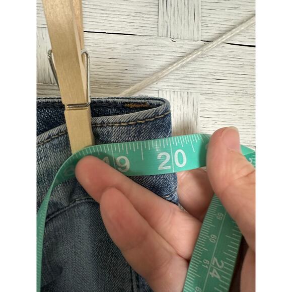 Torrid women’s jeans mid wash straight leg, distressed boyfriend, cut plus size - Picture 8 of 12